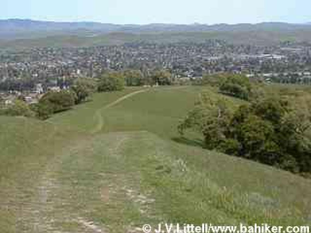 Descending on Grayfox Trail on the return