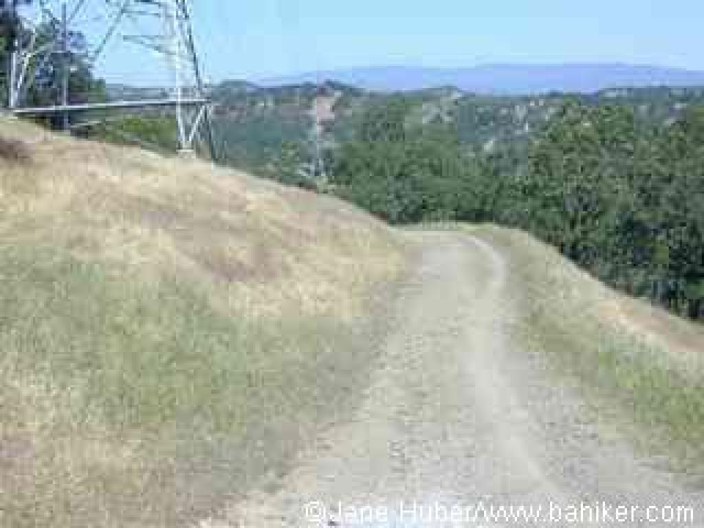 Descending on a fire road