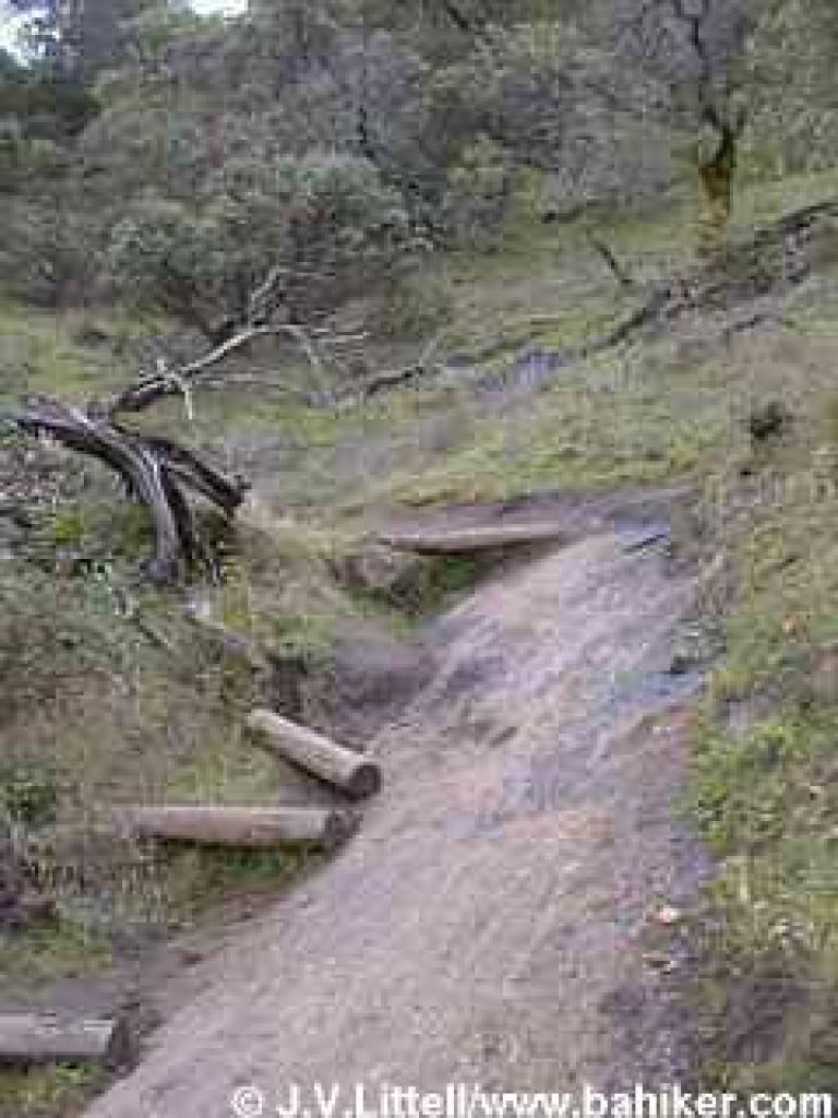 Trail erosion