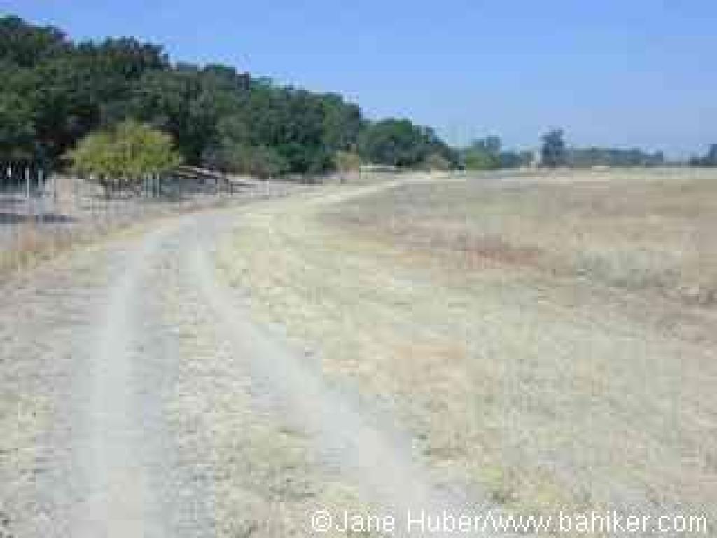 Trail along the park boundary