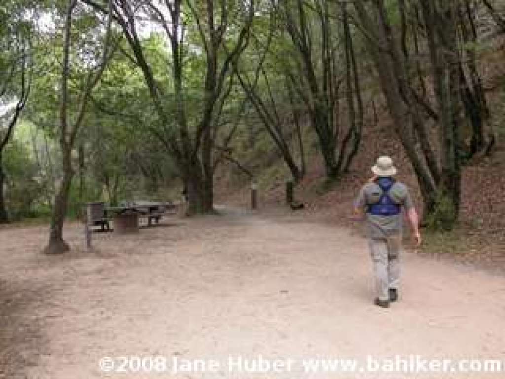 Trail through campground
