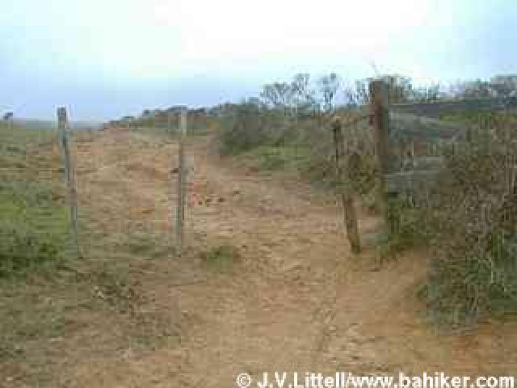 Fence is an obstacle on Estero Trail