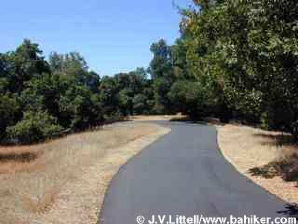 Paved portion of Chicken Shack Fire Road