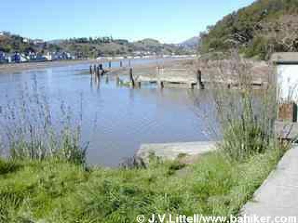 Santa Margarita Island and Las Gallinas Creek, from the trailhead
