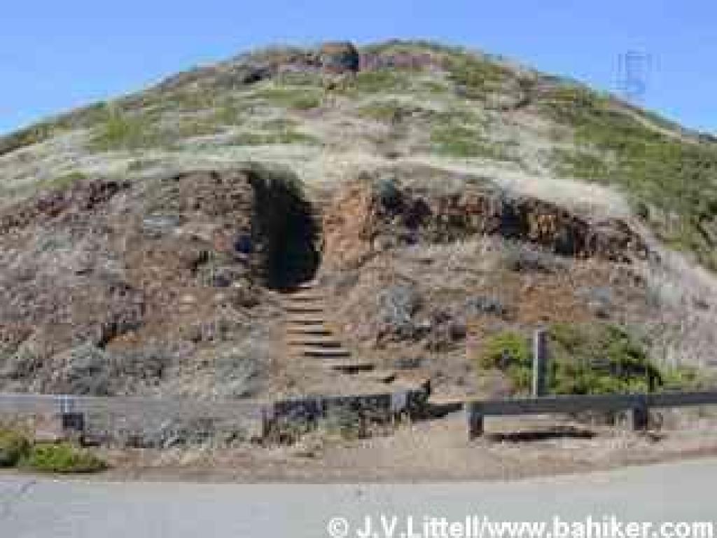 Steps to north peak