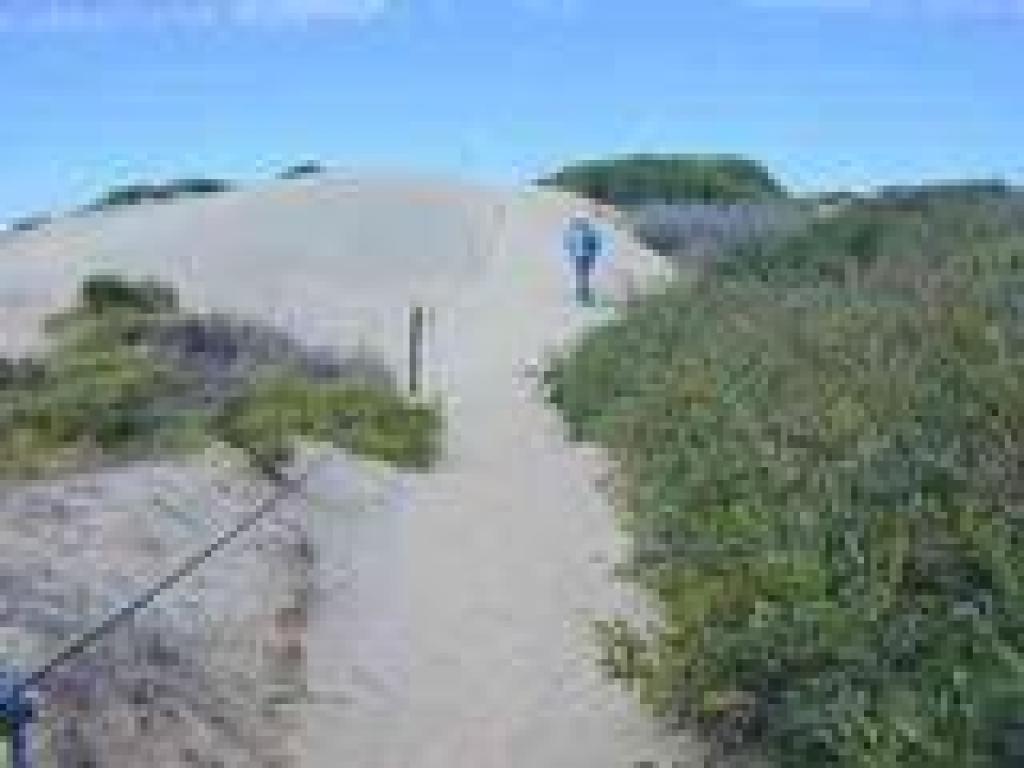 Ascending a dune