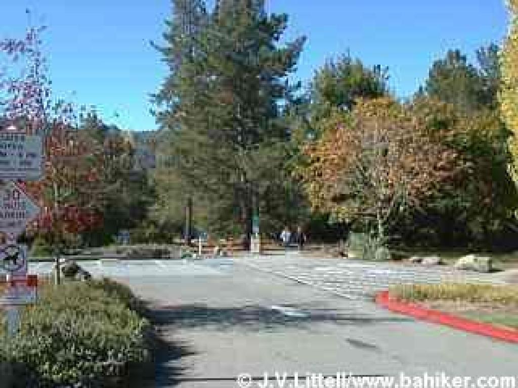 Parking lot at the water temple