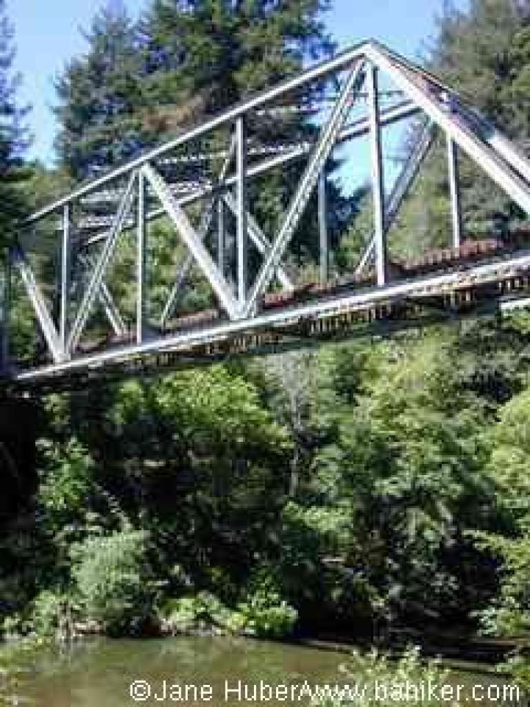 Trestle and river