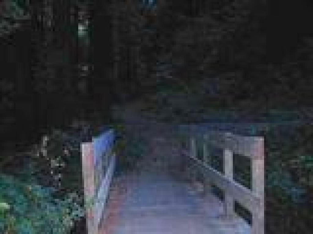 A bridge connects to Sinawik Trail