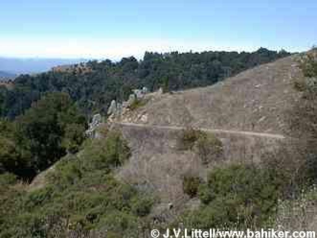 Photo of the Bay Area Ridge Trail through Skyline Ridge Open Space Preserve