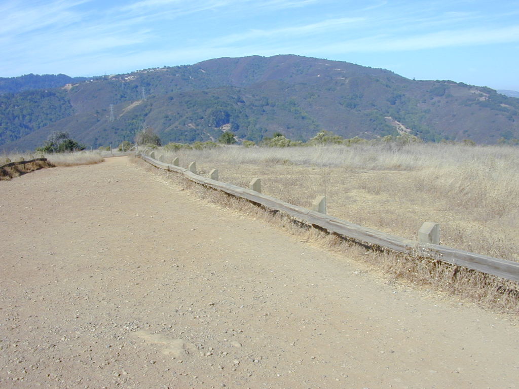 View north from the hilltop
